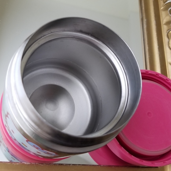 ❗Vintage Hello Kitty 2000s Thermos Pink Floral Food Container❗ - Picture 6 of 6